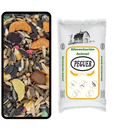 peguer mixthamster y ardillas saco 20 kg