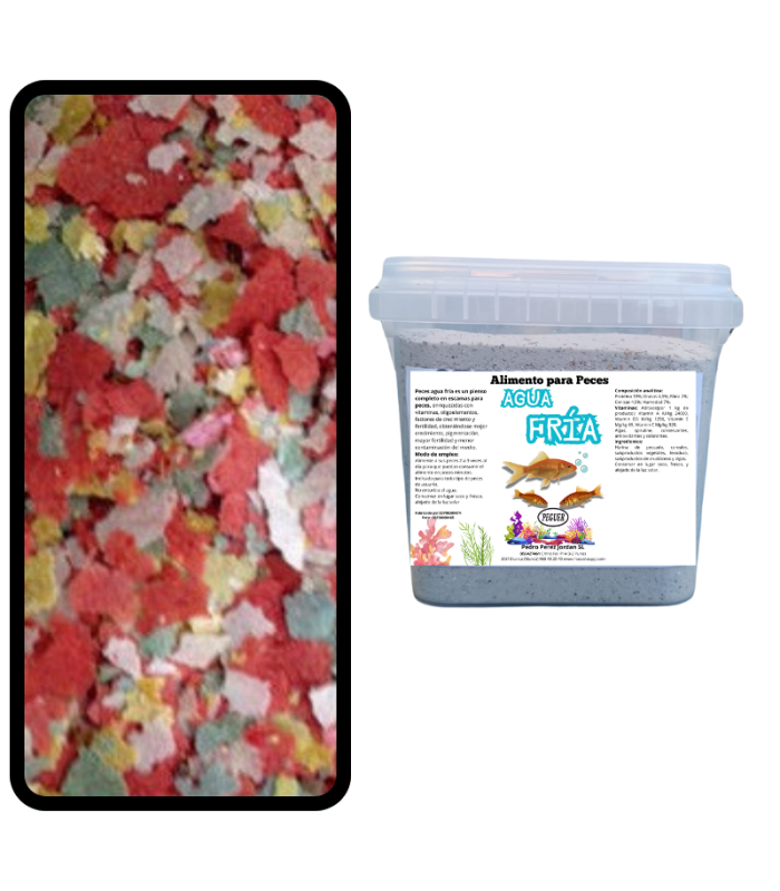 peguer peces agua fria cubo 1 kg