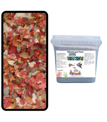 peguer peces agua tropical cubo 1 kg