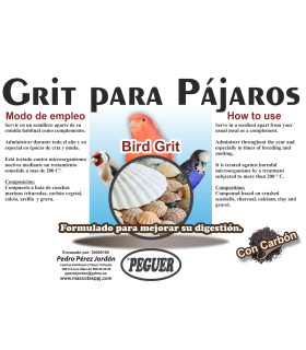 peguer grit pajaros bote 4 kg