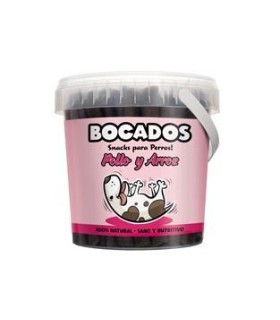 snack bocados pollo y arroz 800 gr