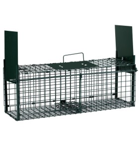 90218 jaula trampa plegable 2 puerta