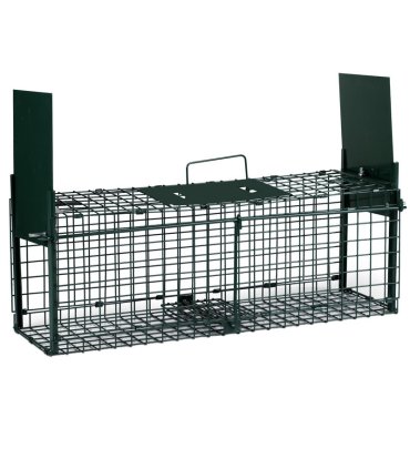 90218 jaula trampa plegable 2 puerta