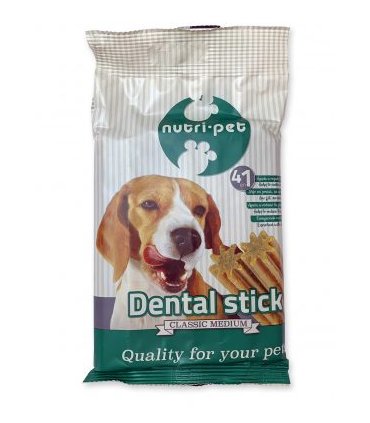dental sticks nutripet 180 gr bolsa de 7 palitos