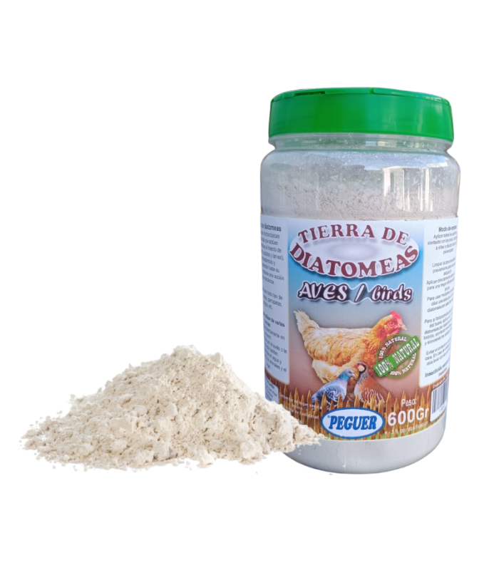 tierra de diatomeas aves bote 600 gr