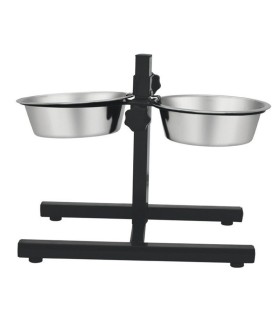 70945 comedero doble soporte regulable