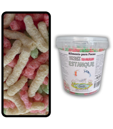 stick peces estanque colores 75 l 1 kg