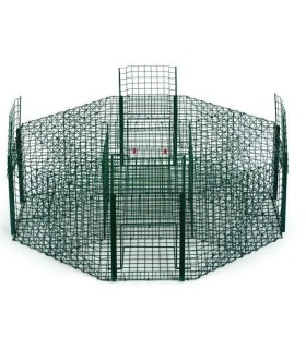 90233 jaula captura urracas octogonal