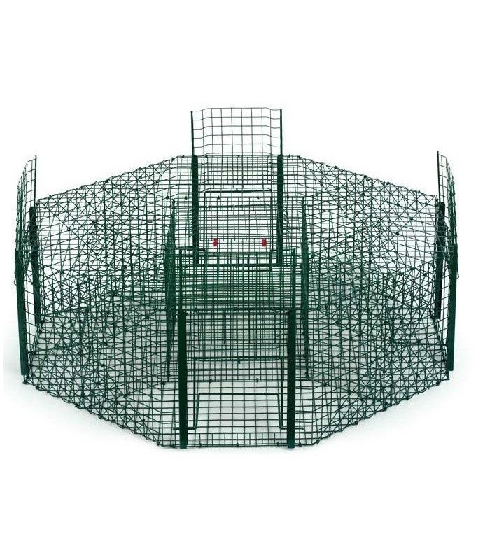 90233 jaula captura urracas octogonal