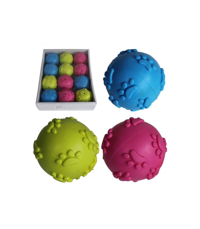 pelota huellas semidura 65 cm 8689