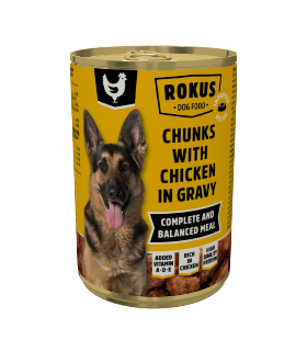 bote rokus 410 perros pollo amarillo