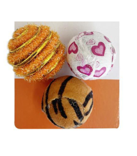 juguete gato 3 uds 45 cm 48224