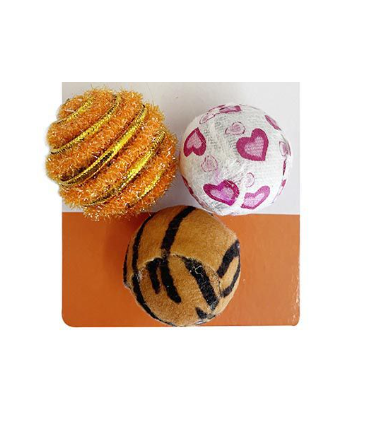 juguete gato 3 uds 45 cm 48224