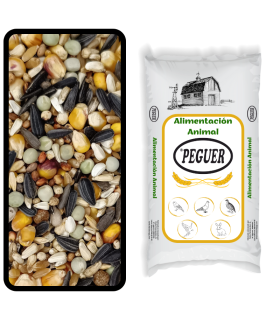 peguer mix palomas deportivas con maiz saco 20 kg