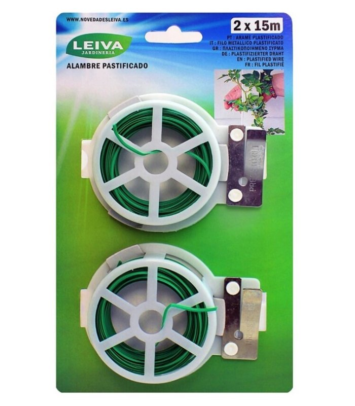 rollo alambre precinto verde 2x20