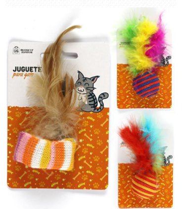 juguete gato cpluma std 48226