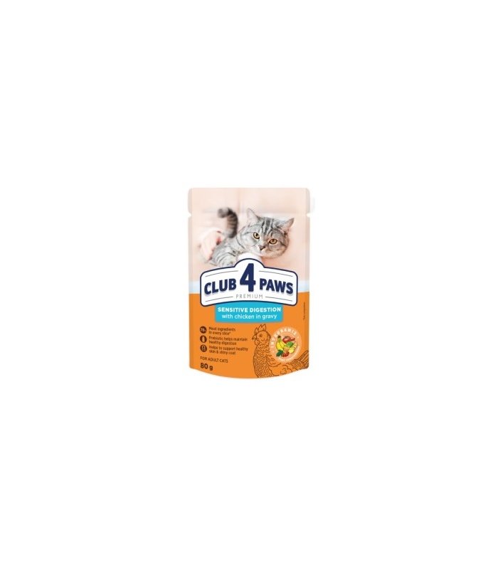 4paws premium humedo gato 779 digestion sensible 80 gr