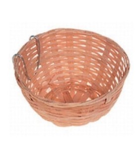 nido bambu canarios cesto