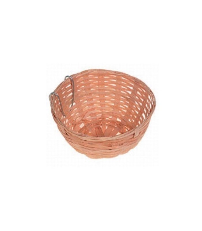 nido bambu canarios cesto