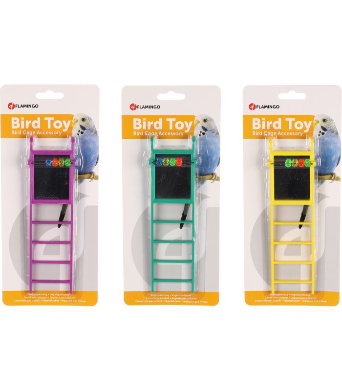 escalera plastico con espejo