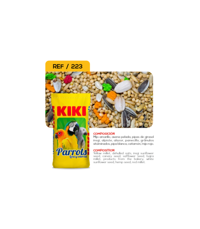 cotorritas ninfas y agaponis kiki 20 kg 223