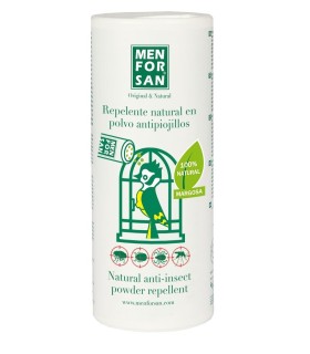 repelente natural polvo antipiojillo aves 250gr menforsan