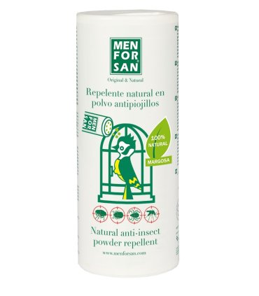 repelente natural polvo antipiojillo aves 250gr menforsan