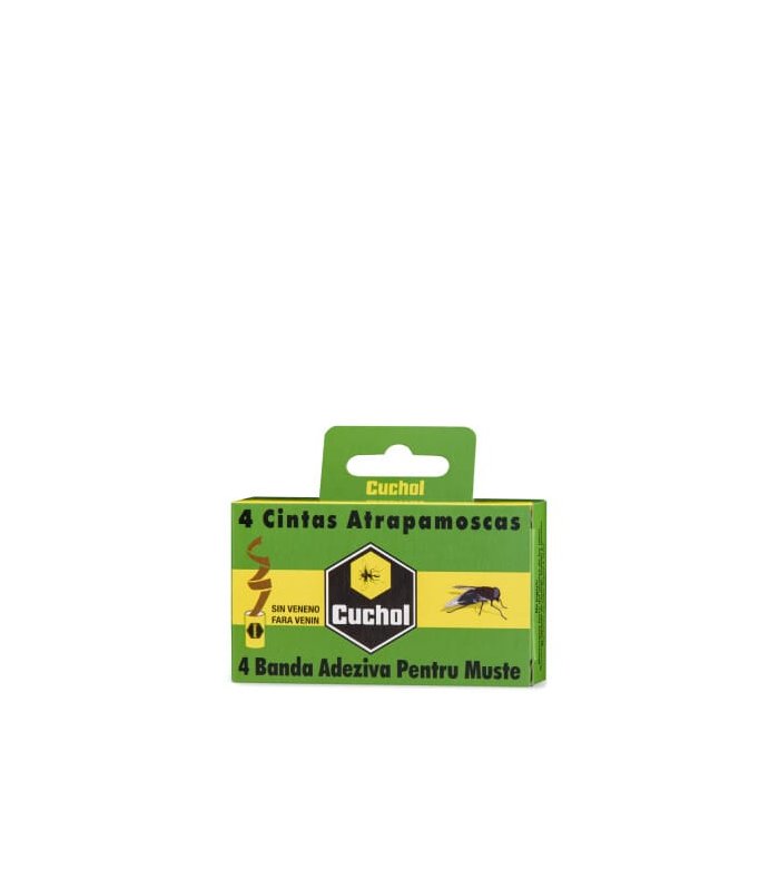 cuchol tira atrapamoscas 4 un