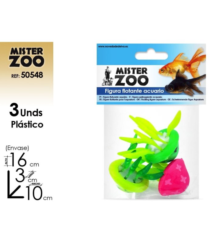 figura decorativa acuario medusas 3 uds