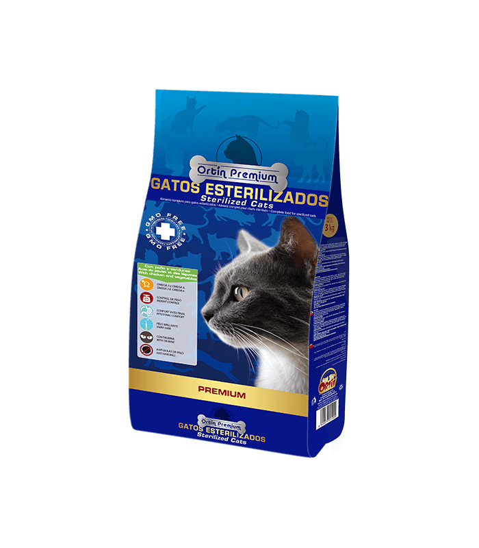 ortin premium gatos esterilizados 10 kg