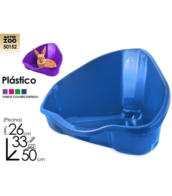 bandeja esquinero higienica roedores 27x27x34 50151