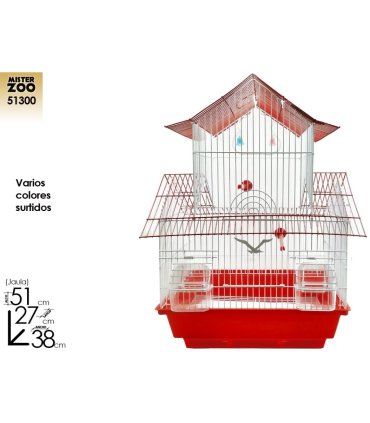 jaula pajaros 37x27x55 51300