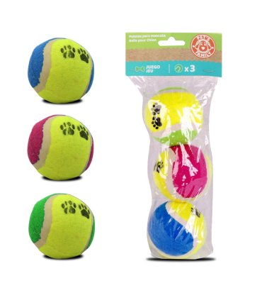 pelota dura 3 uds m 30348