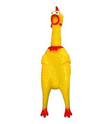 juguete perro pollo
