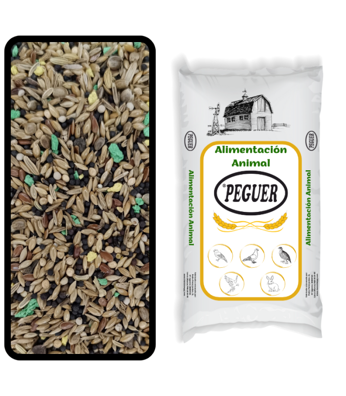 peguer mixjilgueros con vitaminas saco 20 kg