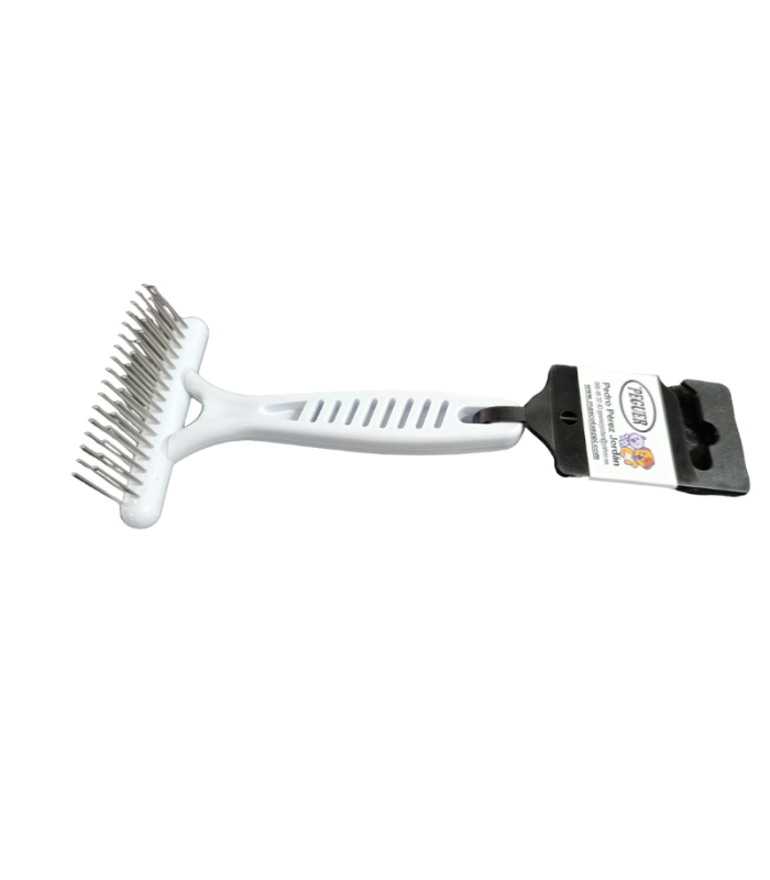 cepillo mascotas doble fila plasm mz