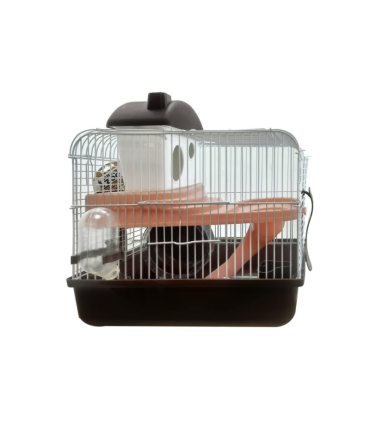 jaula hamster 2 pisos casa y rueda 51295