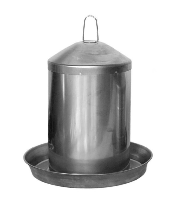 30128 bebedero pollos acero inoxidable 13 lt