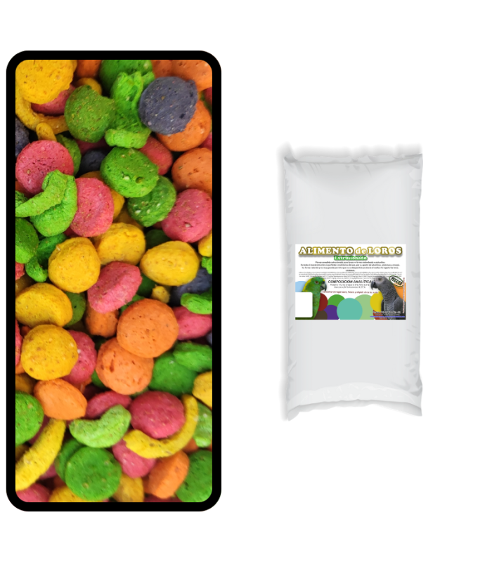 peguer extrusionado de loros sc 20 kg