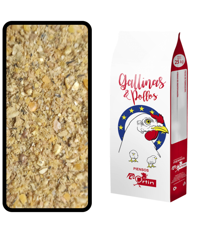 a 1 gallinas ponedoras 10 kg molido