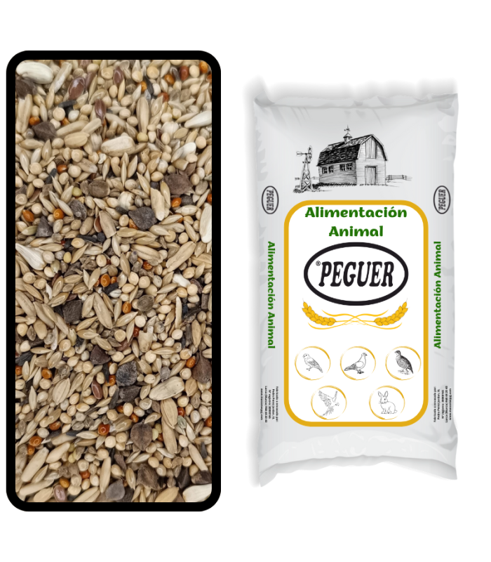 peguer agaponis y cotorras super cria 20 kg saco