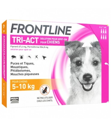 frontline pipeta perro tri act 5 10 kg 1 unidad