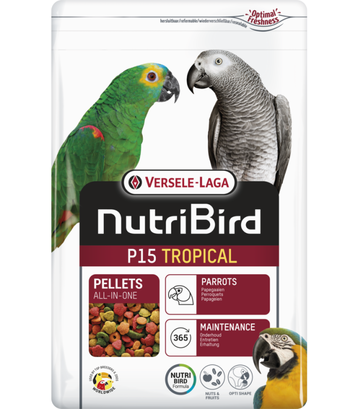 nutribird p 15 tropical mantenimiento 3 kg