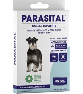 parasital collar perro pequeno leishmania 58 cm