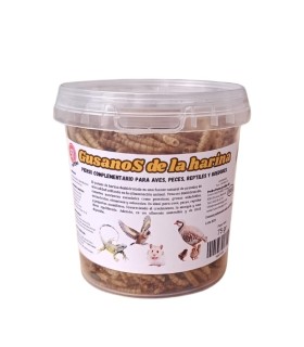 gusano harina tenebrio deshidratado 75 gr 420 cc
