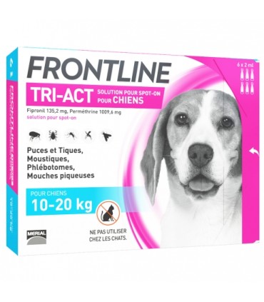 frontline pipeta perro tri act 10 20 kg 1 unidad