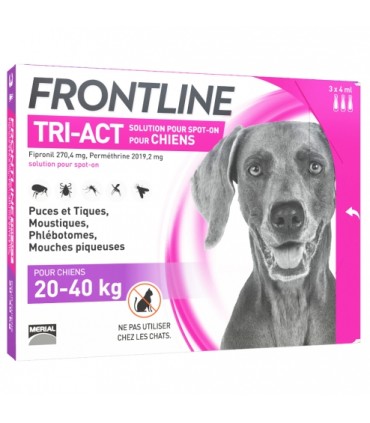 frontline pipeta perro triact 20 40 kg 1 unidad