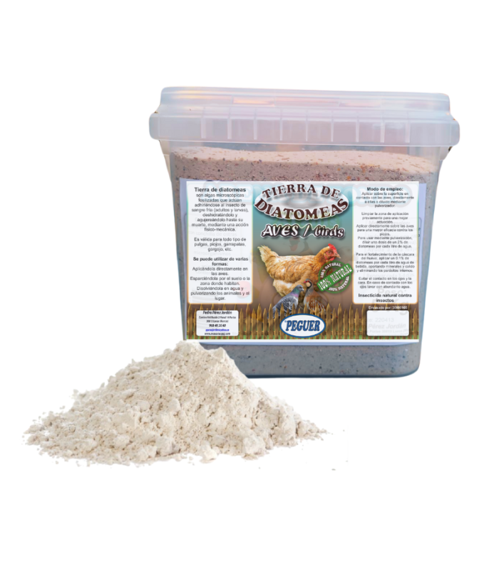 tierra de diatomeas aves bote 4 kg