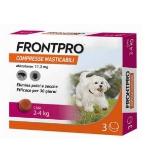 frontpro pastilla pulgas y garrapatas 2 4 kg 1 uni