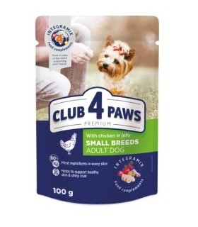 4paws premium humedo perro 50 pollo gelatina 100 gr